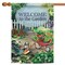 Toland Home Garden Welcome to the Garden Outdoor House Flag 40" x 28"